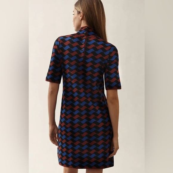 Maeve Annalise Mock Neck Mini Sweater Dress - Picture 4 of 12